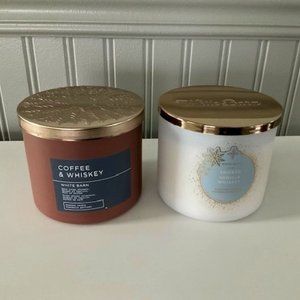 Bath and Body Works Whiskey candles duo